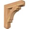 Ekena Millwork Merced Craftsman Smooth Bracket, Western Red Cedar, 3 1/2"W x 18"D x 18"H BKT04X18X18MRC04SWR - alternate 1